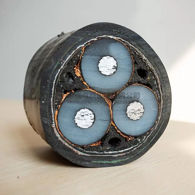 High voltage power cable
