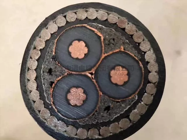 High voltage power cable